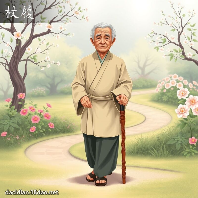 杖履 - 国语大辞典配图