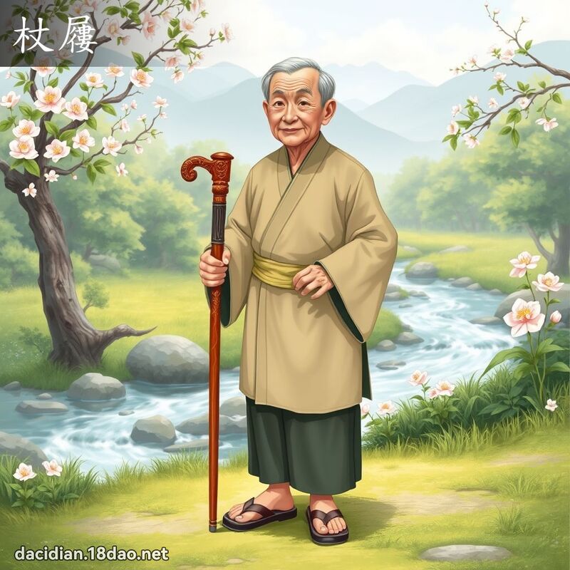 杖屨 - 国语大辞典配图