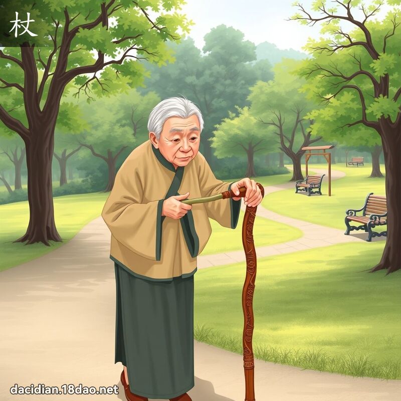 杖 - 国语大辞典配图