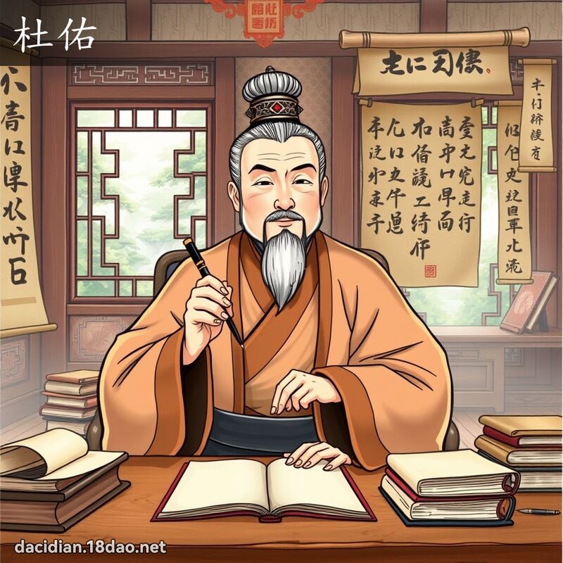 杜佑 - 國語大辭典配圖