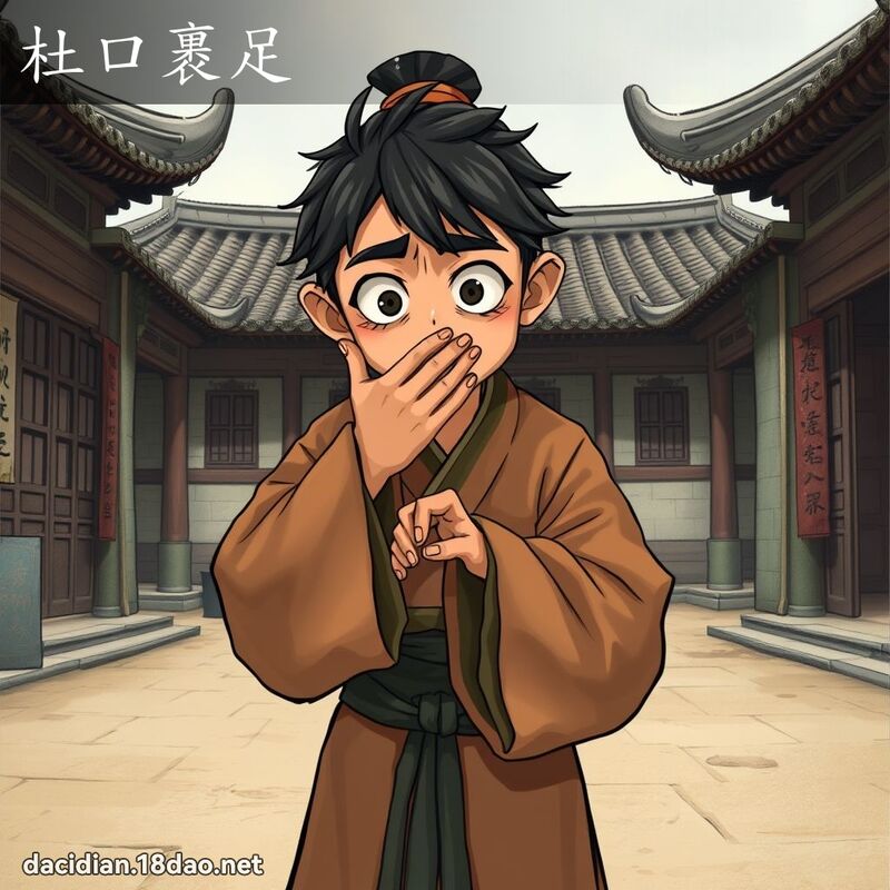 杜口裹足 - 國語大辭典配圖