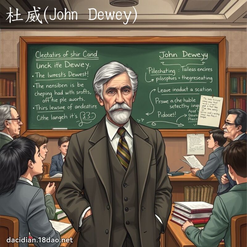 杜威(John Dewey) - 國語大辭典配圖