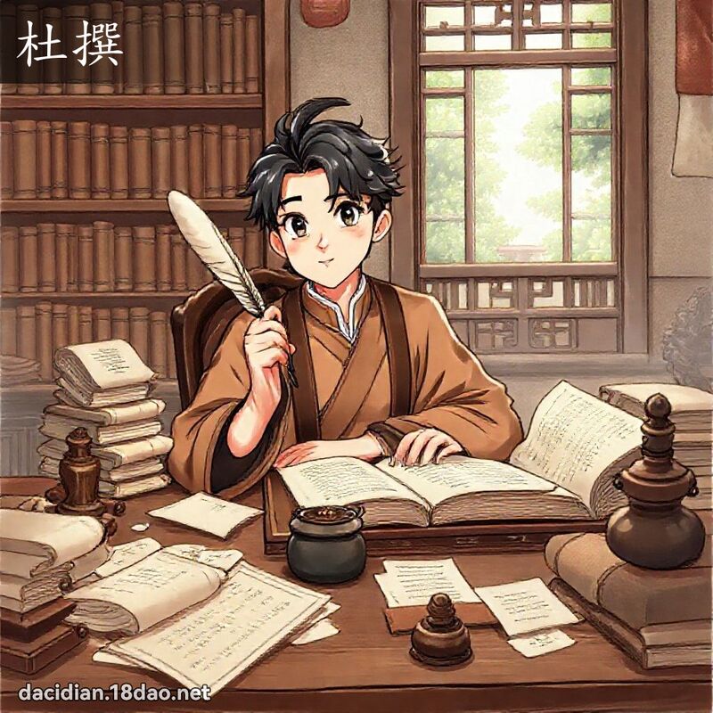 杜撰 - 国语大辞典配图