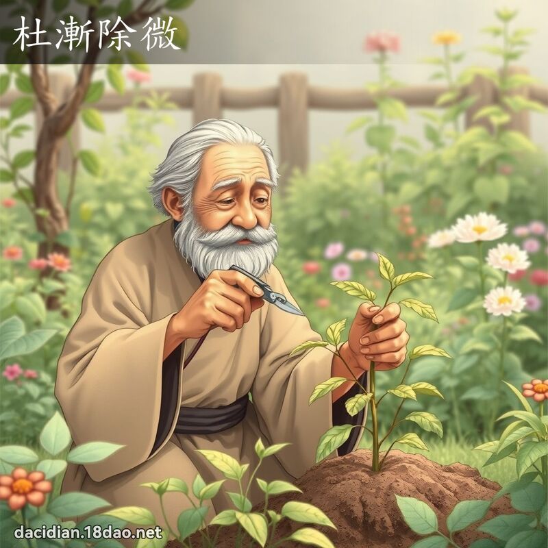 杜渐除微 - 国语大辞典配图