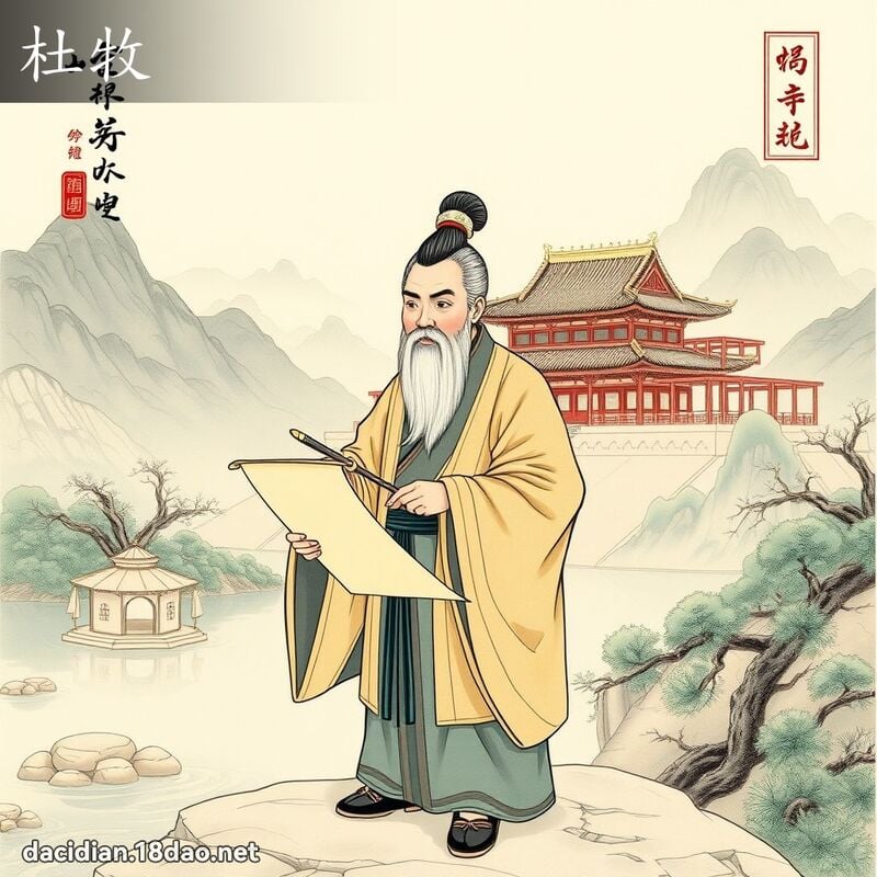 杜牧 - 国语大辞典配图