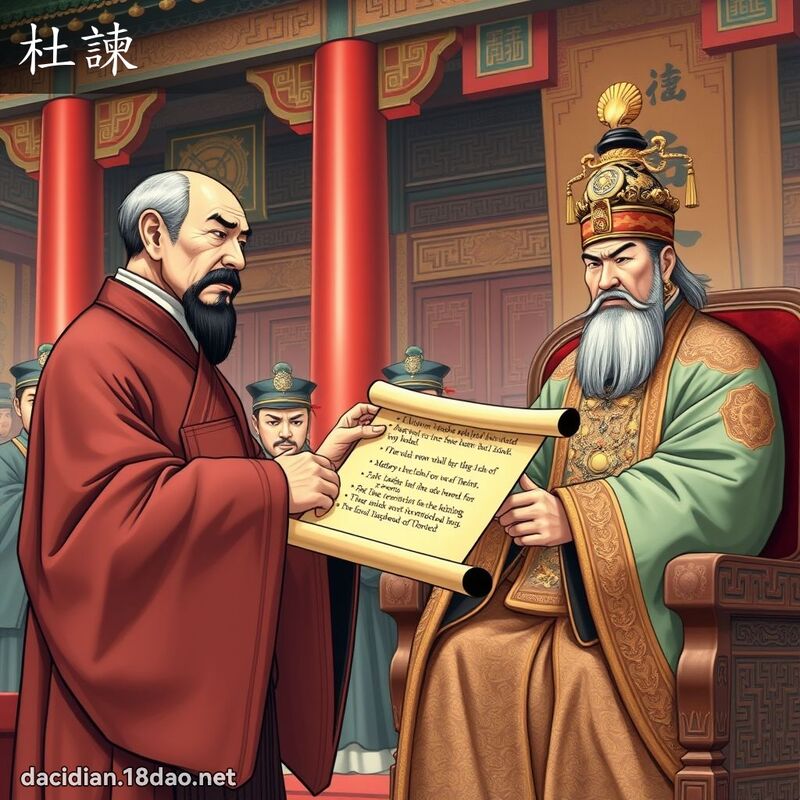 杜諫 - 国语大辞典配图