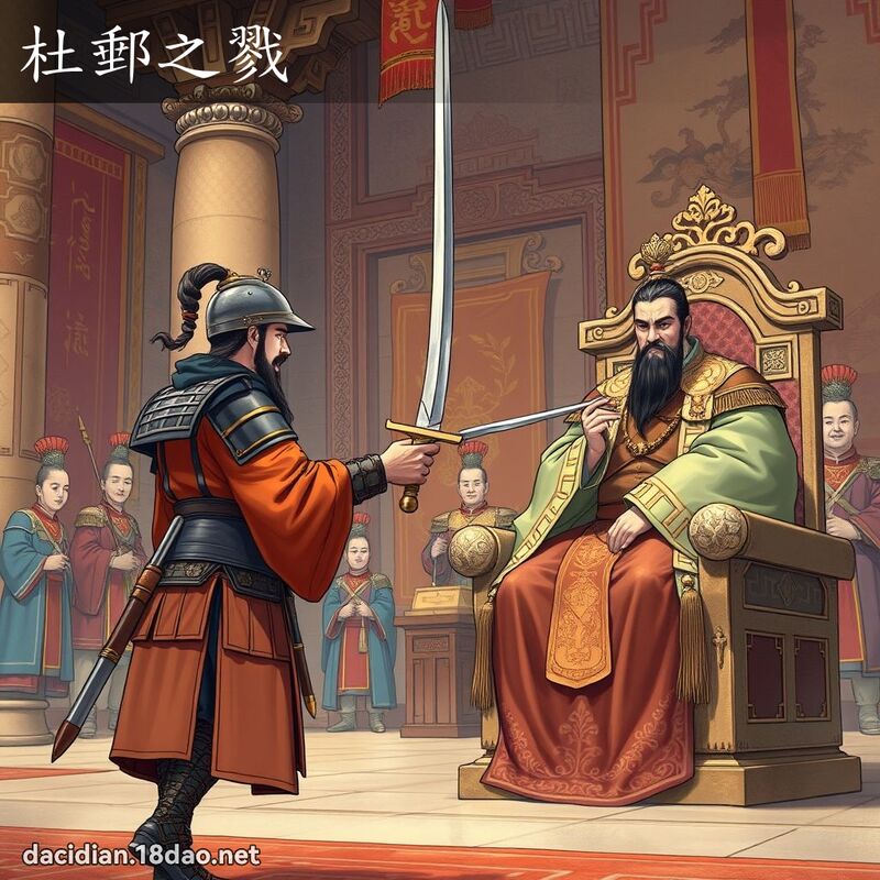 杜邮之戮 - 国语大辞典配图