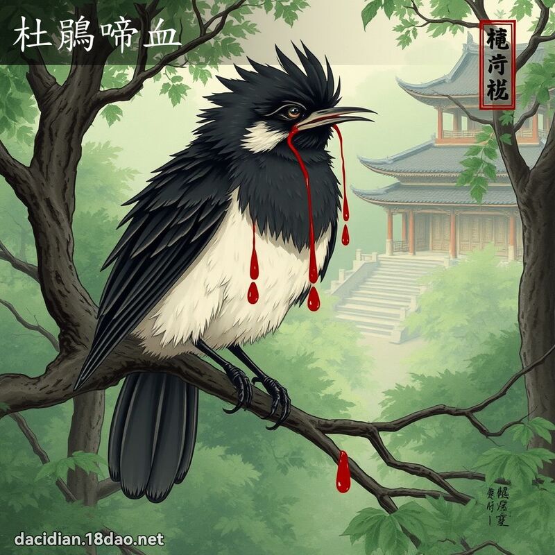 杜鵑啼血 - 國語大辭典配圖