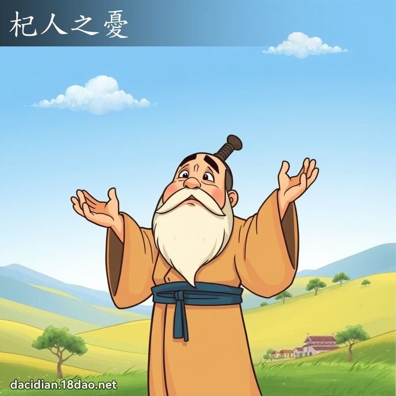 杞人之憂 - 國語大辭典配圖
