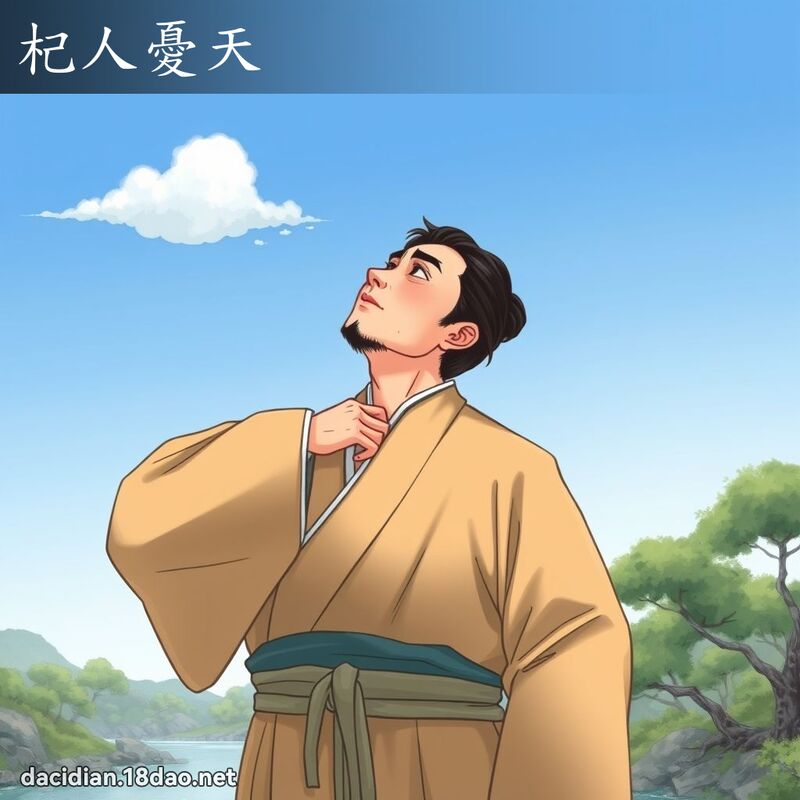 杞人忧天 - 国语大辞典配图