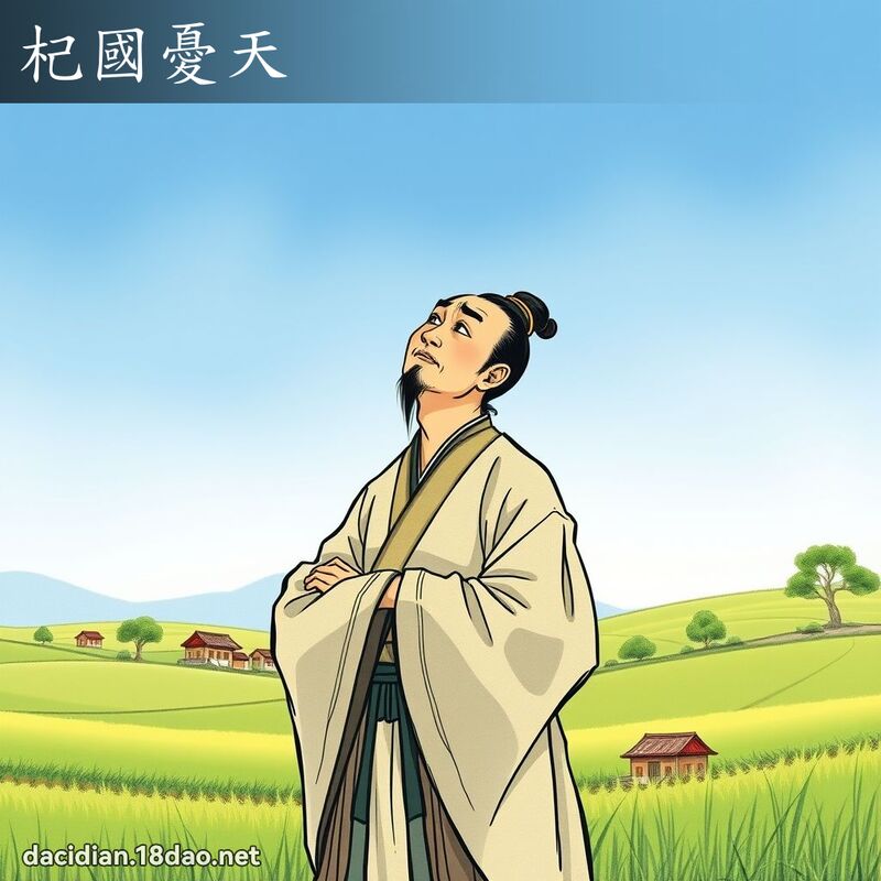 杞國憂天 - 國語大辭典配圖