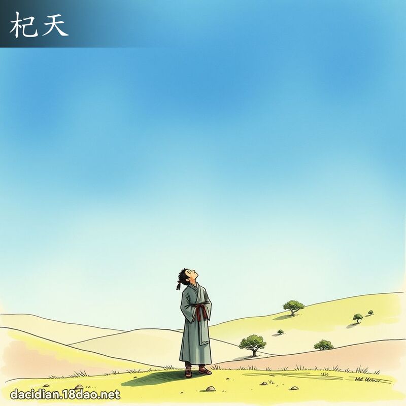 杞天 - 國語大辭典配圖