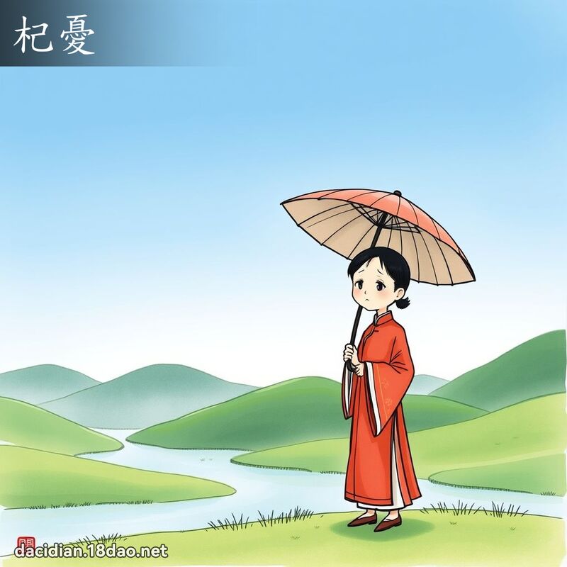 杞憂 - 國語大辭典配圖