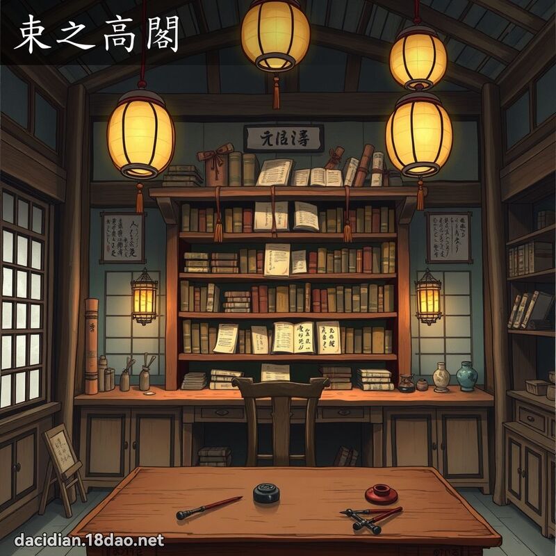 束之高閣 - 國語大辭典配圖