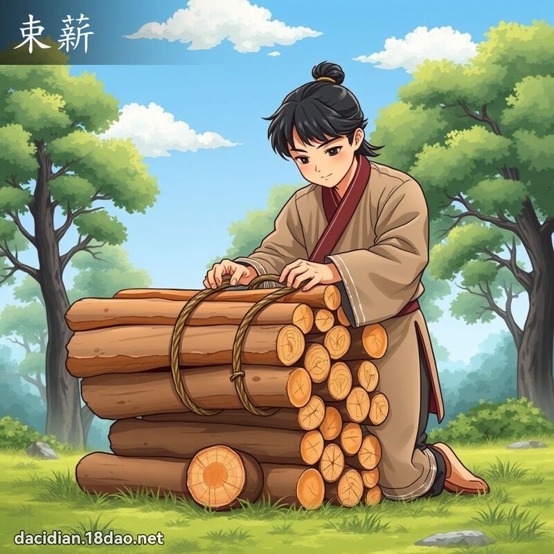 束薪 - 国语大辞典配图