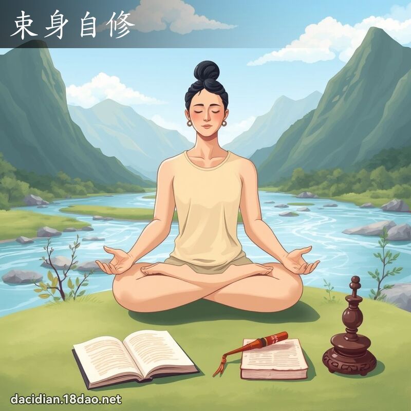 束身自修 - 國語大辭典配圖