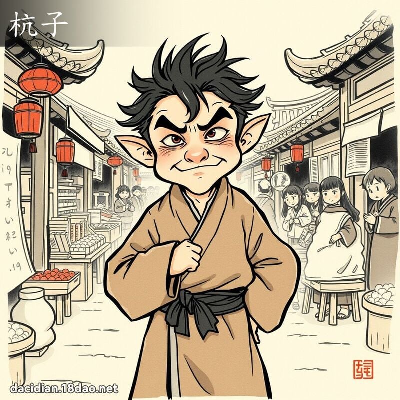 杭子 - 國語大辭典配圖