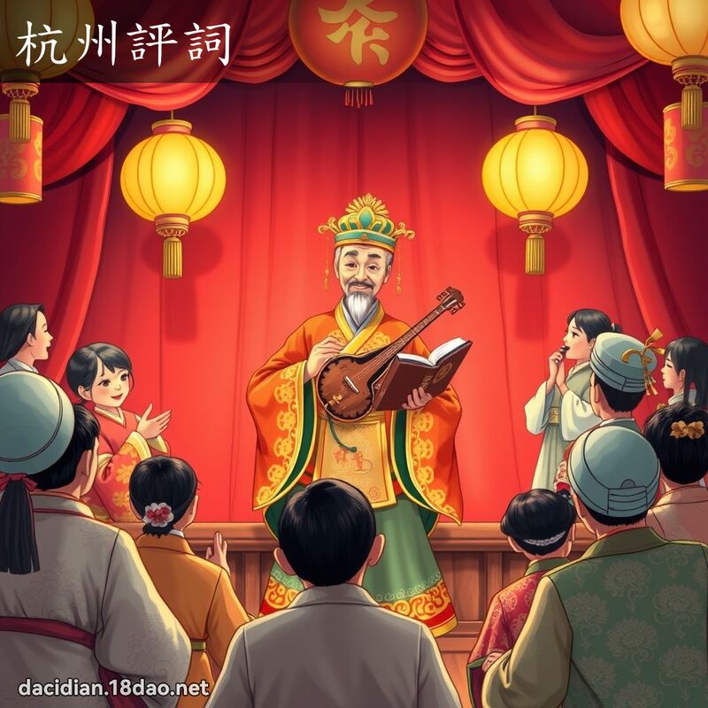 杭州評詞 - 國語大辭典配圖