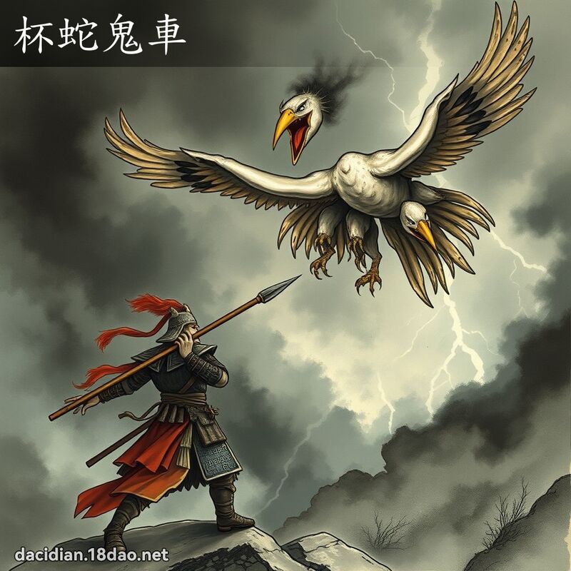 杯蛇鬼車 - 國語大辭典配圖