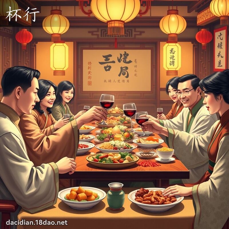 杯行 - 国语大辞典配图