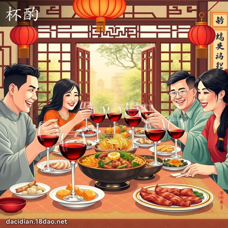 杯酌 - 國語大辭典配圖