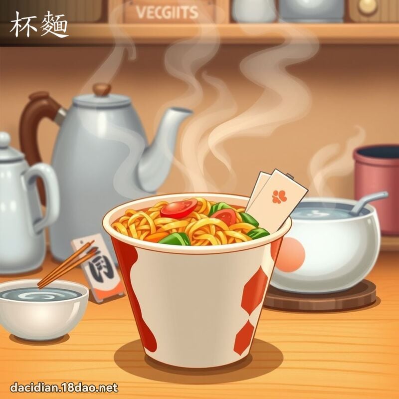 杯麵 - 國語大辭典配圖