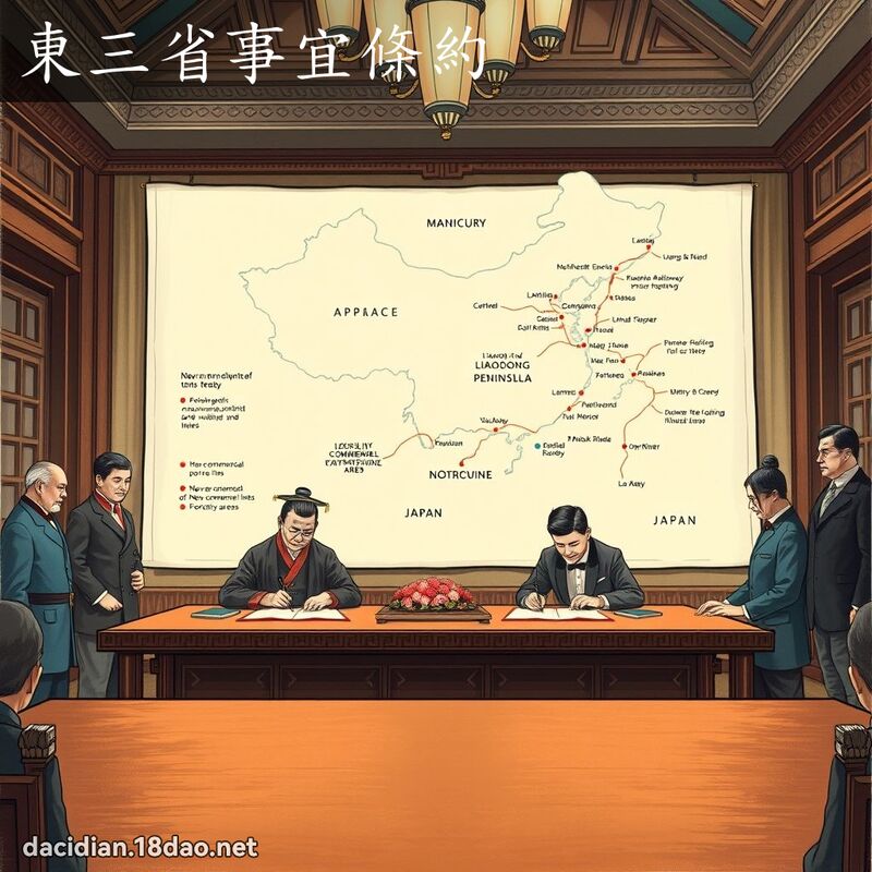 东三省事宜条约 - 国语大辞典配图