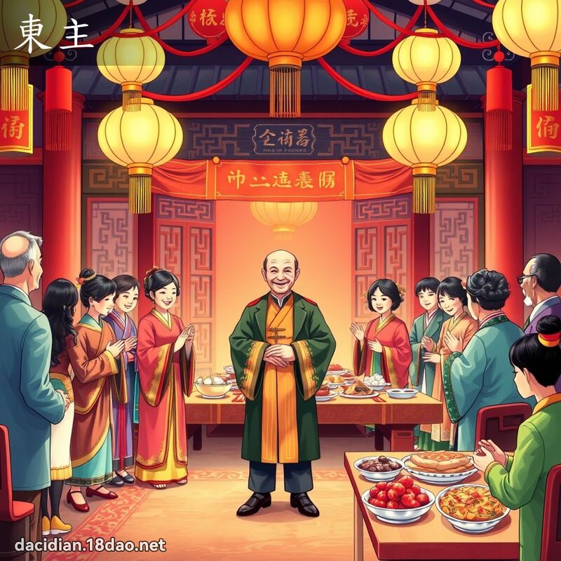 東主 - 國語大辭典配圖