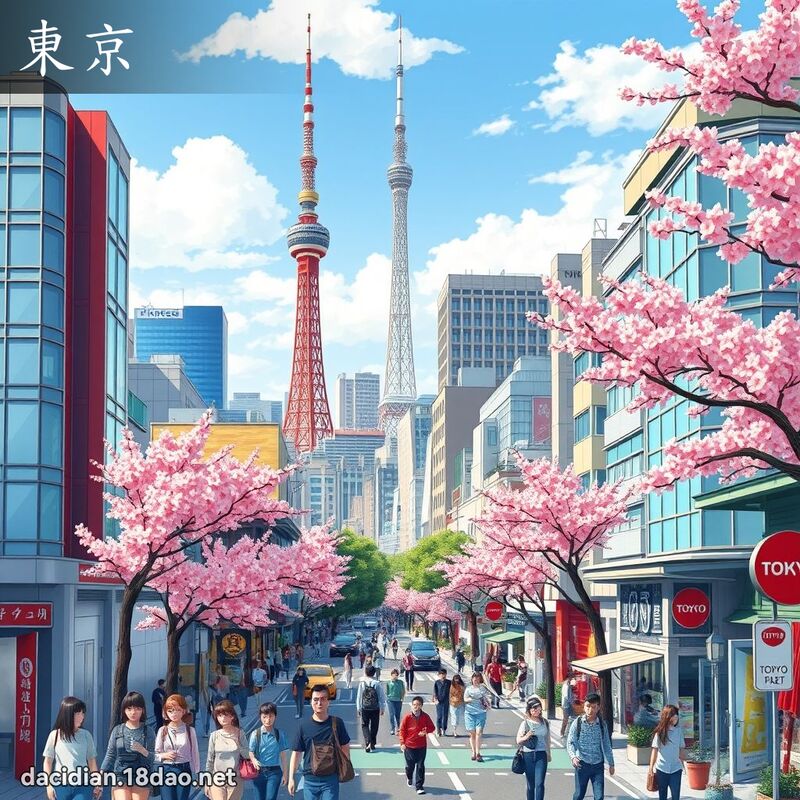 東京 - 國語大辭典配圖