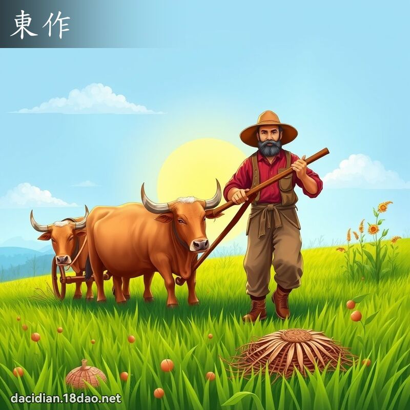 東作 - 國語大辭典配圖