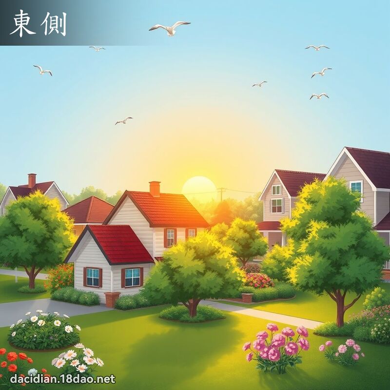 东侧 - 国语大辞典配图