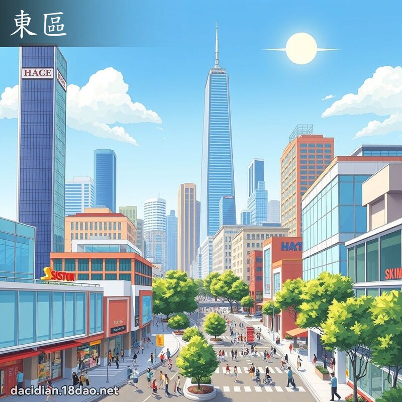 东区 - 国语大辞典配图