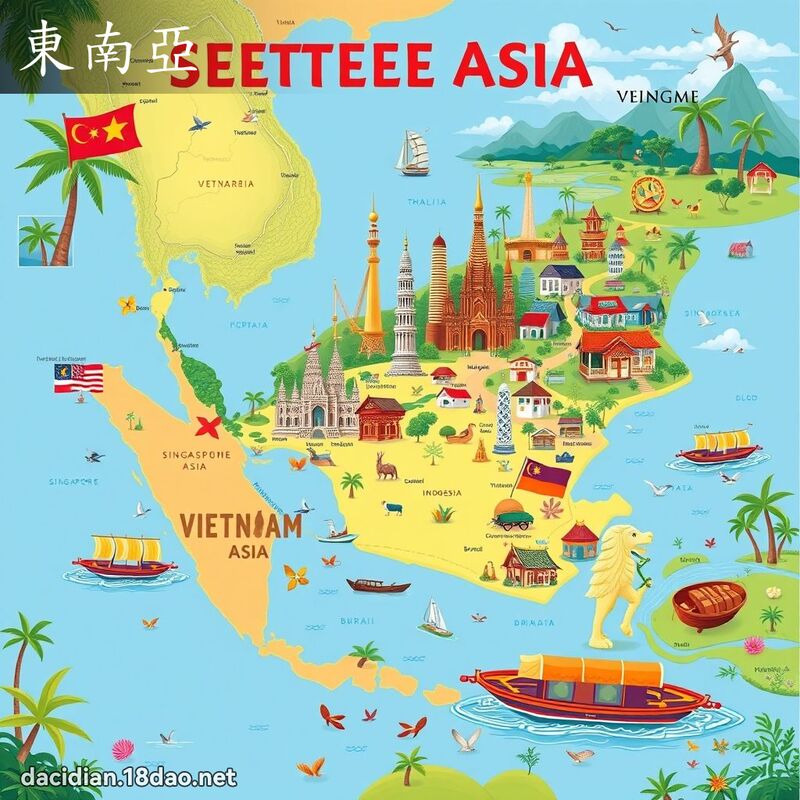 東南亞 - 國語大辭典配圖