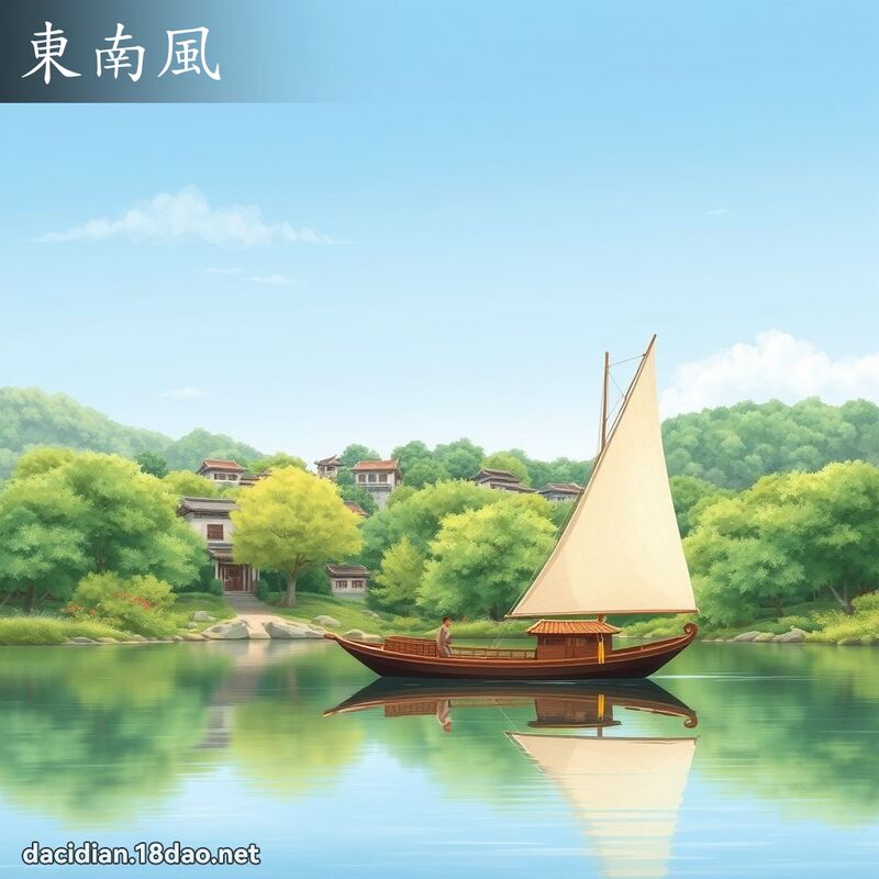 東南風 - 國語大辭典配圖