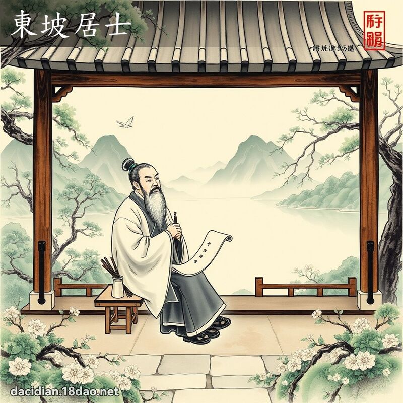 東坡居士 - 國語大辭典配圖