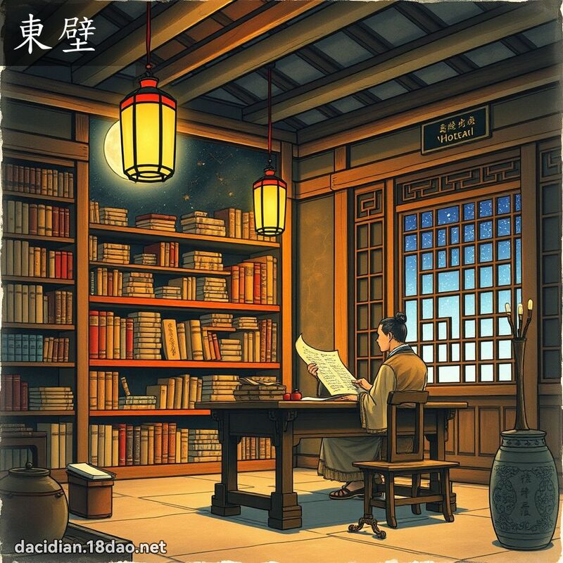 东壁 - 国语大辞典配图