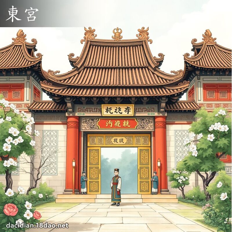 東宮 - 國語大辭典配圖
