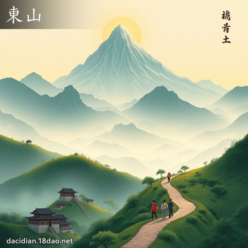东山 - 国语大辞典配图