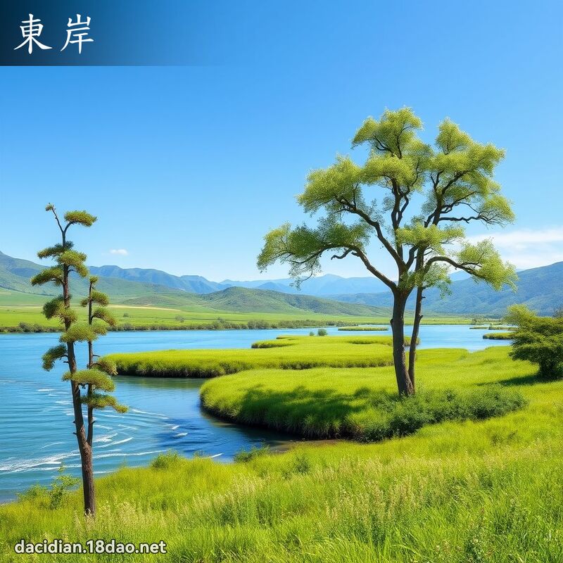 東岸 - 國語大辭典配圖