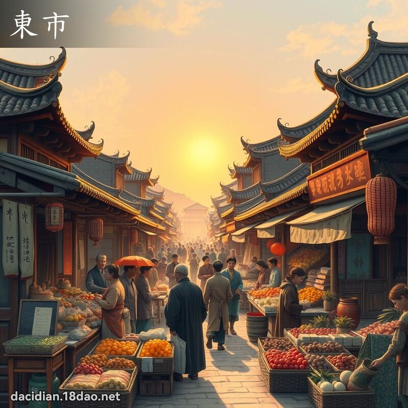 东市 - 国语大辞典配图
