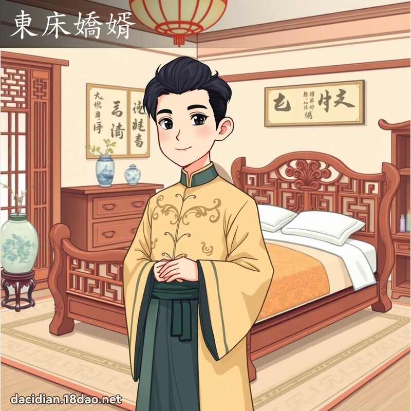 东床娇婿 - 国语大辞典配图