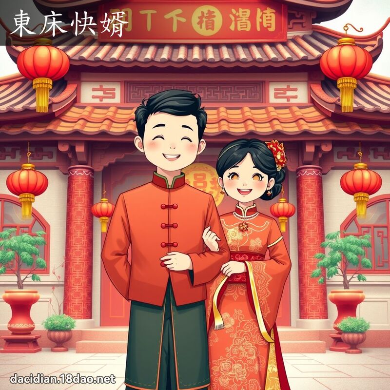東床快婿 - 國語大辭典配圖