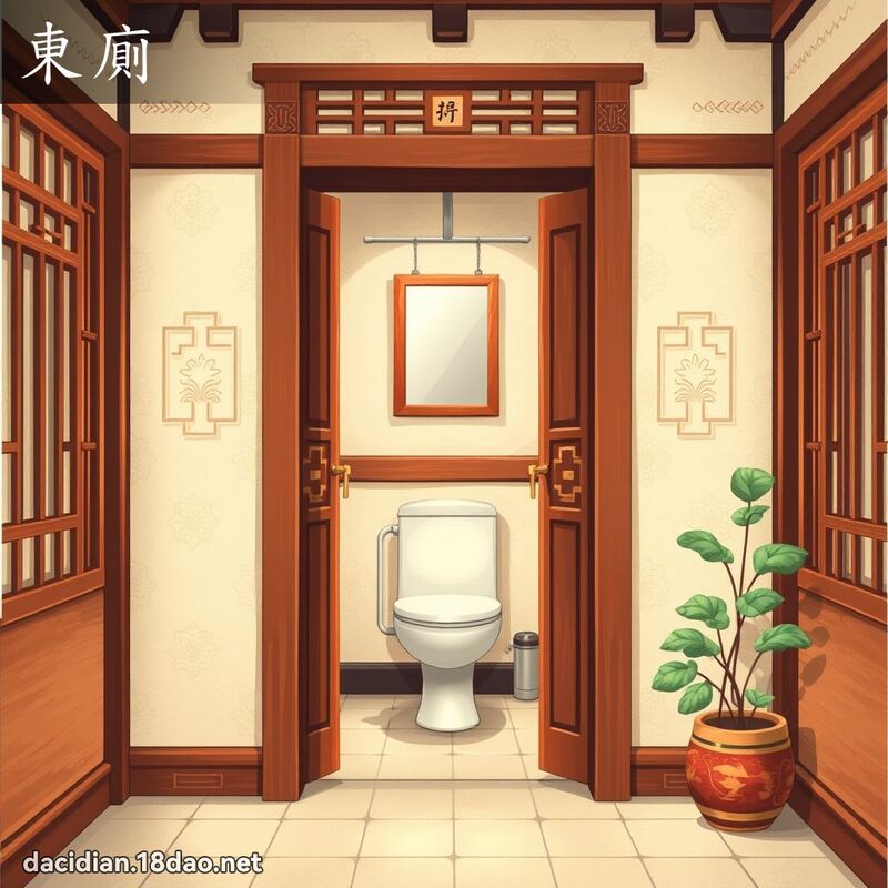東廁 - 國語大辭典配圖