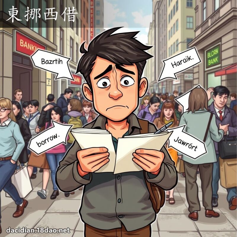 东挪西借 - 国语大辞典配图