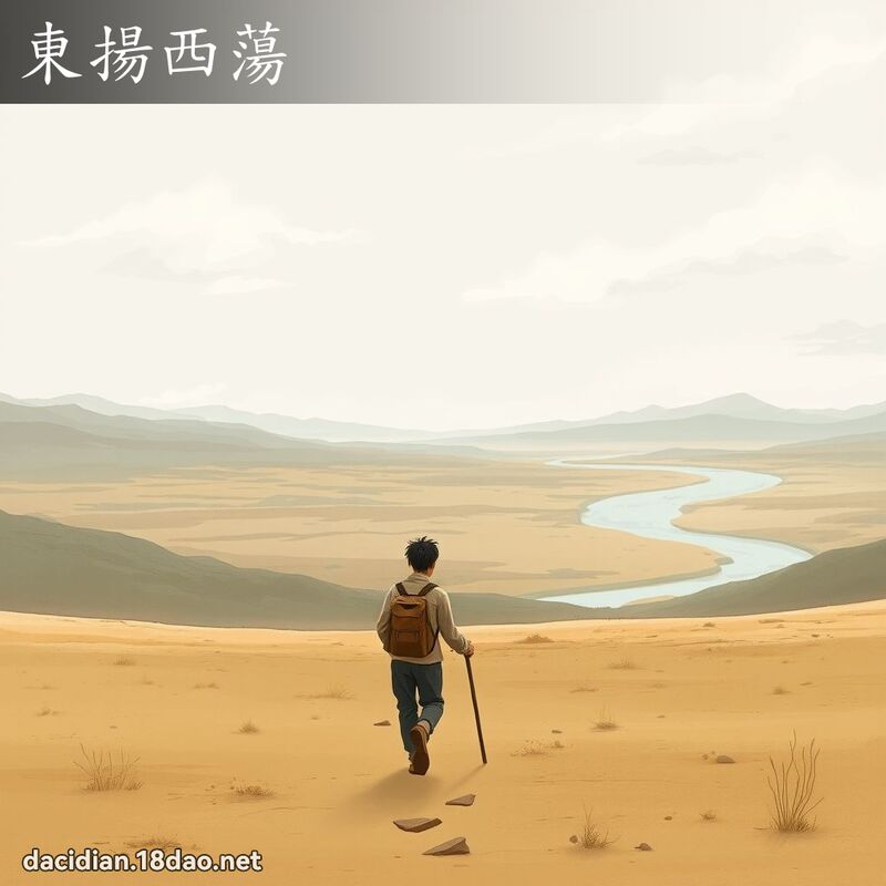 東揚西蕩 - 國語大辭典配圖