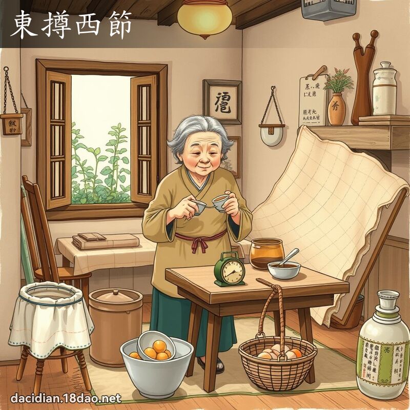 東撙西節 - 國語大辭典配圖