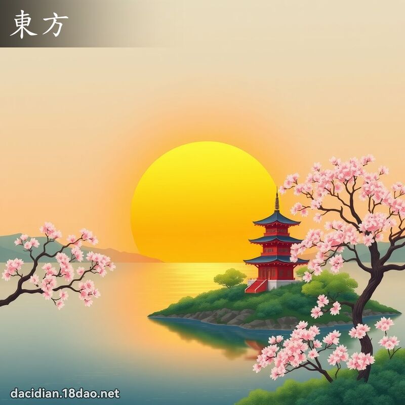 東方 - 國語大辭典配圖