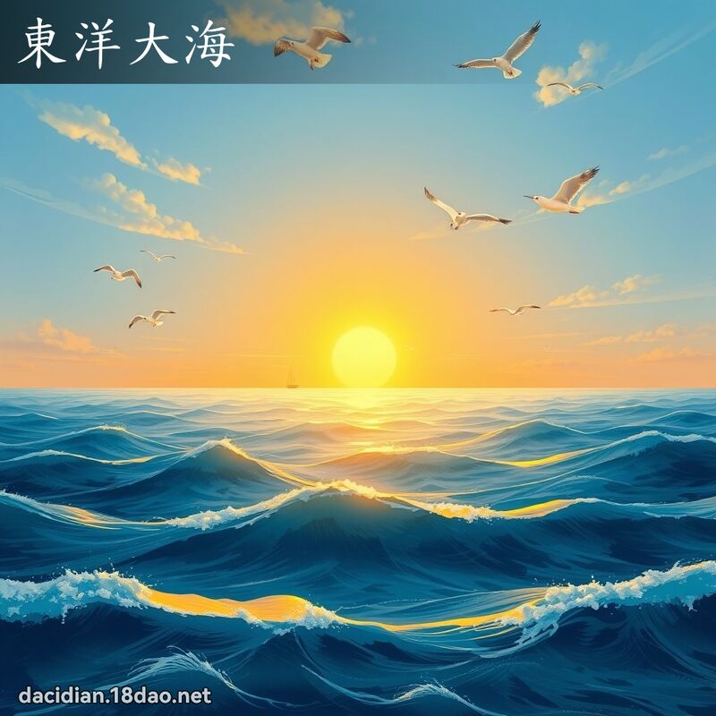東洋大海 - 國語大辭典配圖