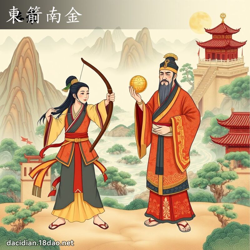 東箭南金 - 國語大辭典配圖
