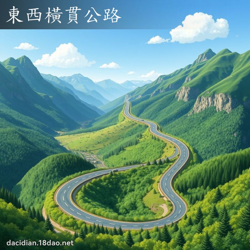 东西横贯公路 - 国语大辞典配图